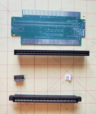 Commodore Amiga 500 A500 Zorro II adapter (PCB + Parts)