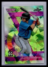 2024 Leaf Vivid - Carter Johnson #80 4/4 Bookend