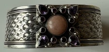 Nicky Butler RAJ Collection Limited Edition #188/200 Cuff Silver Bracelet NB