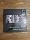 KISS ICON Hits (Walmart Exclusive Silver Black Splatter Vinyl) Sealed