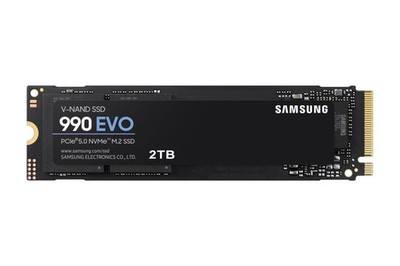 Samsung 990 EVO NVMe M.2 SSD 2 TB, PCIe 4.0 x4 / PCIe 5.0 x2, NVMe 2.0 (2280), 5
