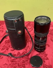 SOLIGOR MACRO ZOOM 85mm - 205mm LENS 1812987 1:3.8 Camera w/CASE