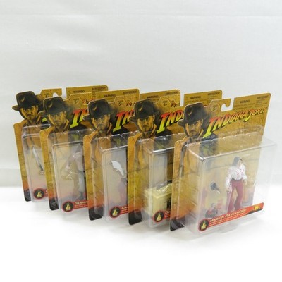 Indiana Jones 4.5'' Action Figure 2003 Disney Theme Park Exclusive Set of 5 Pcs