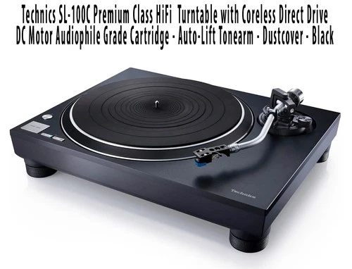 New ListingTechnics SL-100C Direct-Drive Turntable with Coreless Direct Drive D.C. Motor