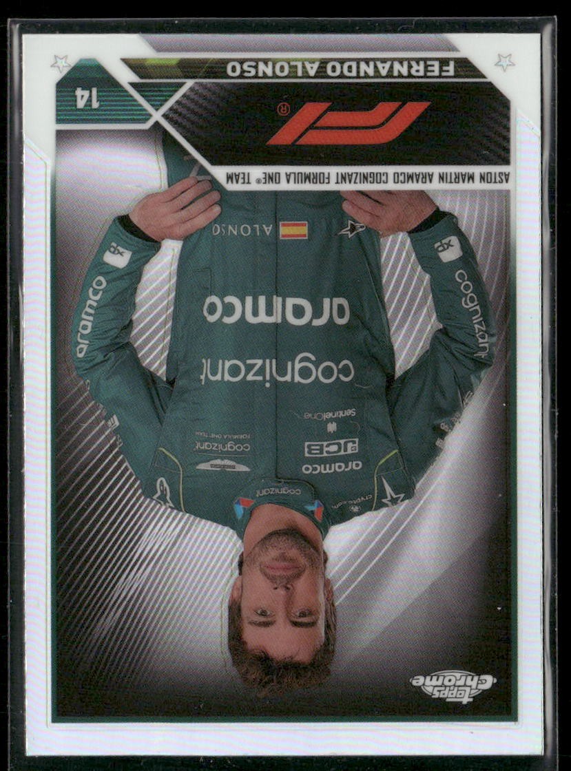 2023 Topps Chrome Formula 1 #32 Fernando Alonso Refractor