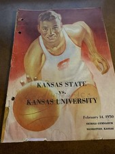 1950 Kansas State Wildcats Kansas Jayhawks Basketball Program Clyde Lovellette