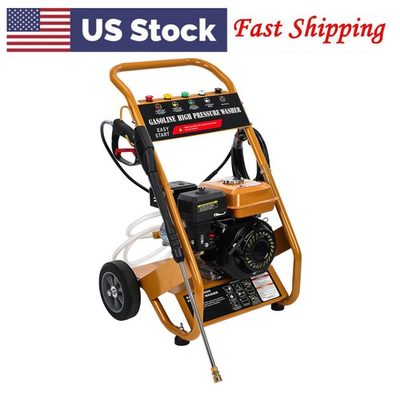 #ad Gas Pressure Washer Quick Connect 26ft Garden High Pressure Hose 4 Stroke 6.5HP $277.72