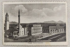 cartolina albania tirana piazza skenderbe occupazione viaggiata 24/8/1939 fp
