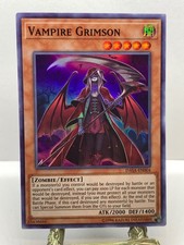VAMPIRE GRIMSON DASA-EN004 SUPER RARE DARK SAVIORS YU-GI-OH HOLO