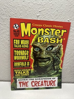 Monster Bash Magazine #45 Scrapbook Of The Creature 2021 Horror Sci Fi