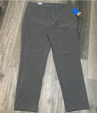Columbia Women's XXL Omni-Shade Straight Leg Active Fit Pants City Grey