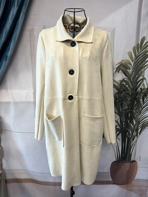 Etage Danish Cream Longline Coat EU 40 (UK 12)