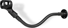 19-Inch Heavy-Duty Gooseneck Mic Stand with Flange Mount Base for Desktop