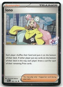 Iono 185/193 Cosmos Holo Promo - Paldea Evolved Premium Tournament Collection