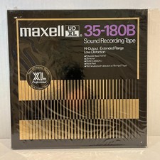 MAXELL UD XL 35-180B PROFESSIONAL 10.5" x 1/4" Reel Tape (NOS)
