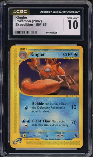 Kingler graded CGC 10 for sale on eBay