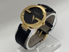 Gucci YA133312 Interlocking-G Grammy Special 37MM Unisex Black Leather Watch