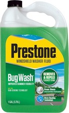 Prestone Bug Wash Windshield Washer Fluid, 1 Gallon 128 Fl Oz Pack of 1 