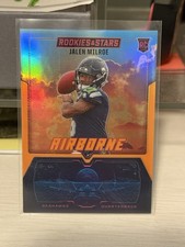 2025 Panini Rookies & Stars Football Jalen Milroe Airborne Orange #2/25 RC
