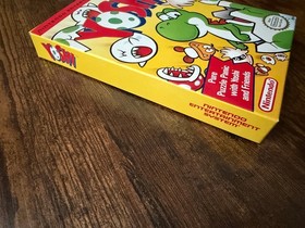 sello ovalado Yoshi completo en caja nintendo nes mario juego de f&aacute;brica como nuevo