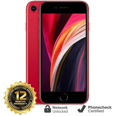 Apple iPhone SE (2020) - 64 GB - (PRODUCT)RED (Unlocked) Smartphone - Very Good