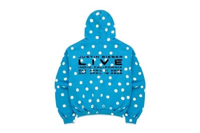 SKYLRK ZIP HOODE BLUE ジャスティンビーバー　SWAG 2 2026 Justin Bieber Official Coachella Swag Merch Blue Hoodie X