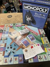 Monopoly BoJack Horseman Board Game GameStop Exclusive! Complete! RARE!🔥