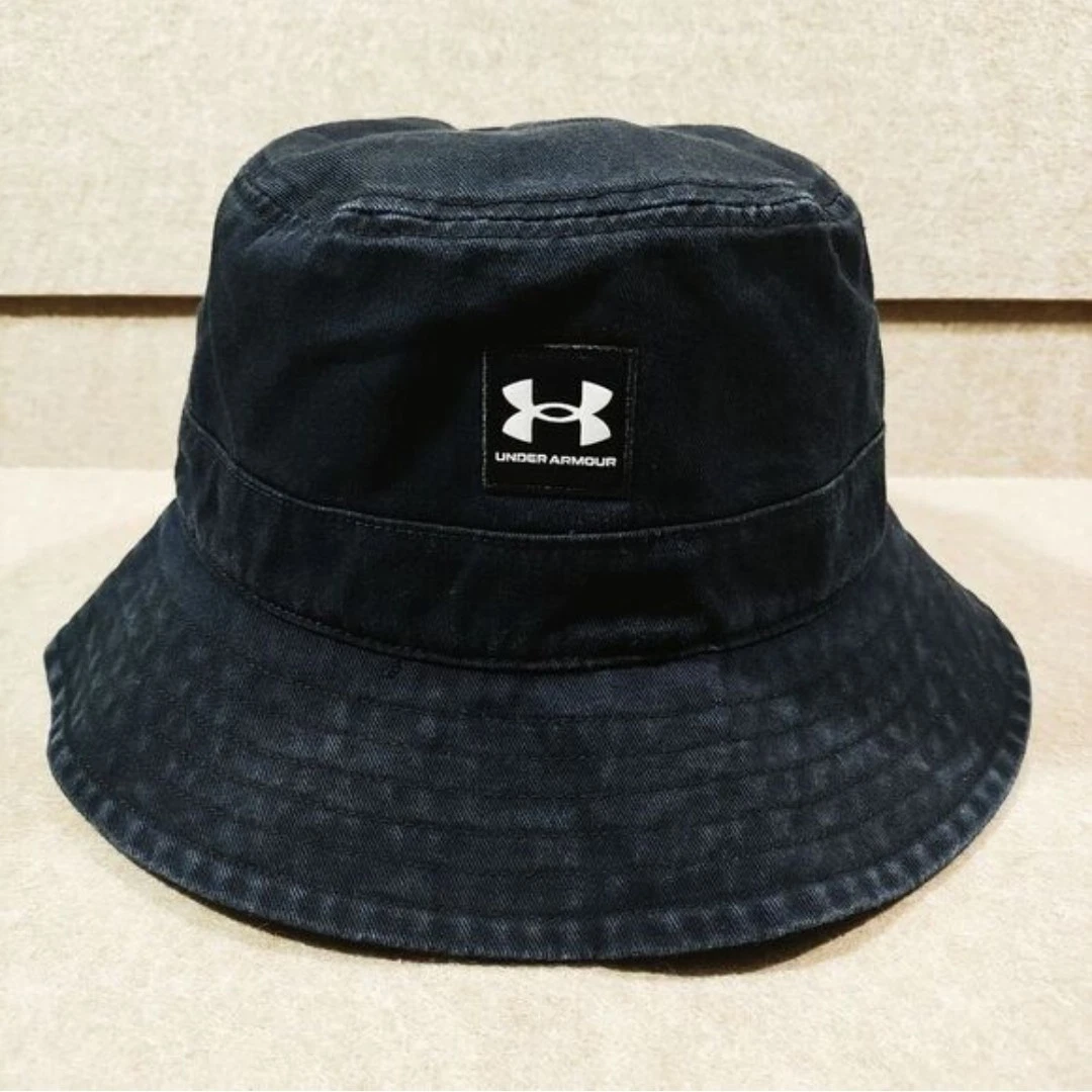Under Armour Adjustable Sports Bucket Hat Black Men M/L #7