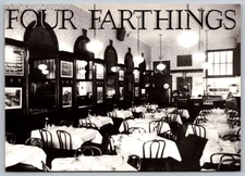 Chicago IL Four Farthings Tavern Grill Restaurant c1990 UNUSED 4X6 Postcard