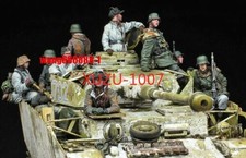 1/35 resin model WWII German 13 soldiers Tank Crew Big Set Unassembled Unpainted