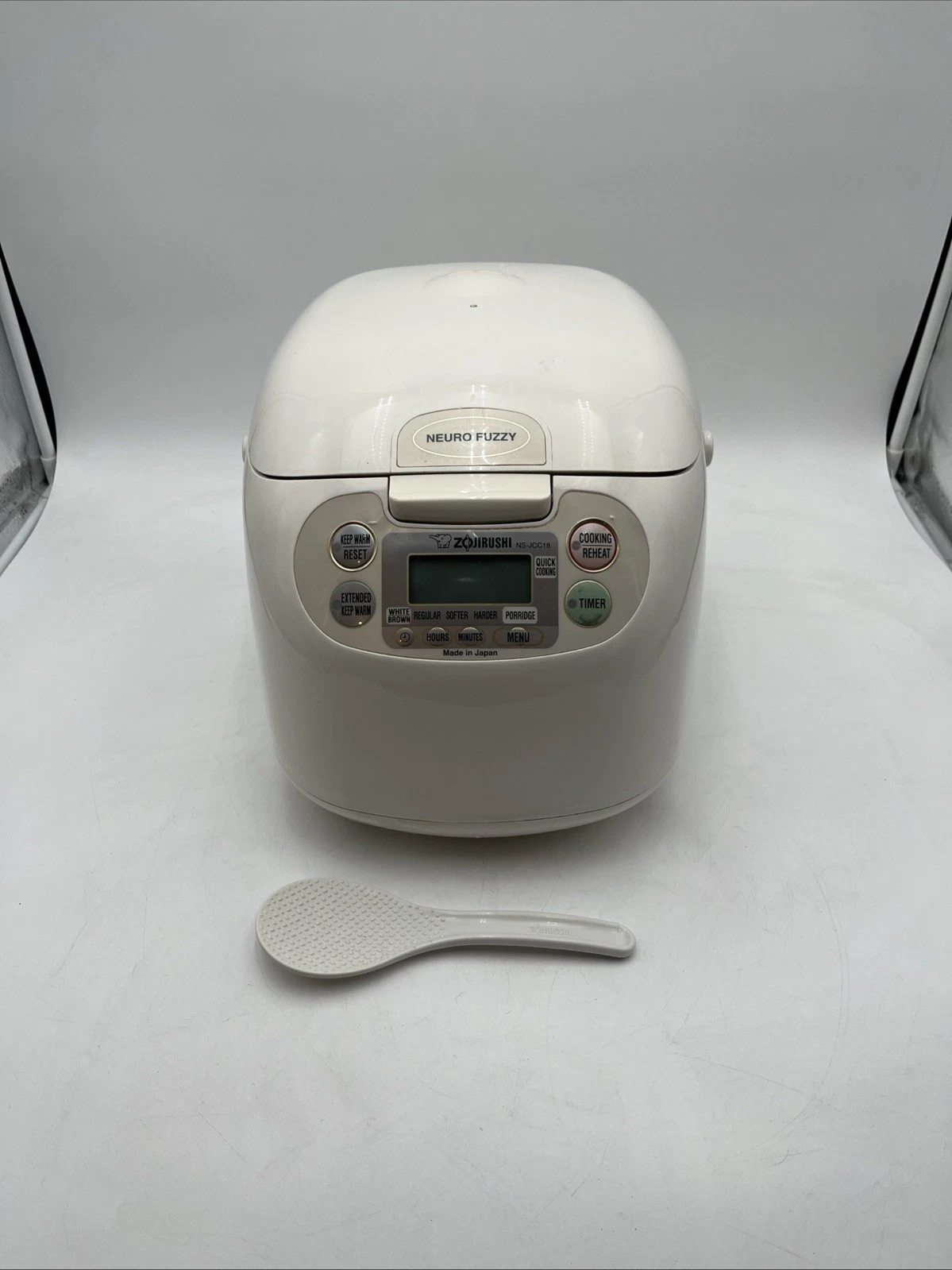 Zojirushi Neuro Fuzzy NS-JCC18 10-Cup Rice Cooker and Warmer Made in Japan Works