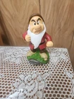 New Disney Snow White Dwarf GRUMPY Garden Gnome Figurine  6" With Bee On Nose