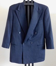 Giorgio Armani Men s Black Virgin Wool Blazer Sport Coat Size 40R Italy