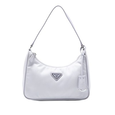 Prada Re Nylon Edition 2005 Shoulder Bag Pre-Loved Light Purple