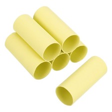 6 Pack Cardboard Tubes,Toilet Paper Roll Corrugated Roll,3.94x1.58",Light Yellow