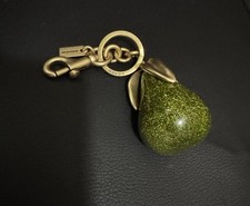 Coach Pear Bag Charm CAX73 Brass/Green Multi