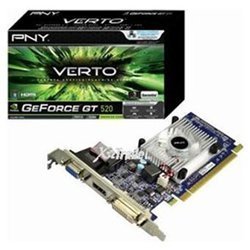 PNY NVIDIA GeForce (VCGGT5201XPB-CG) 1 GB DDR3 SDRAM PCI Express Graphic Card