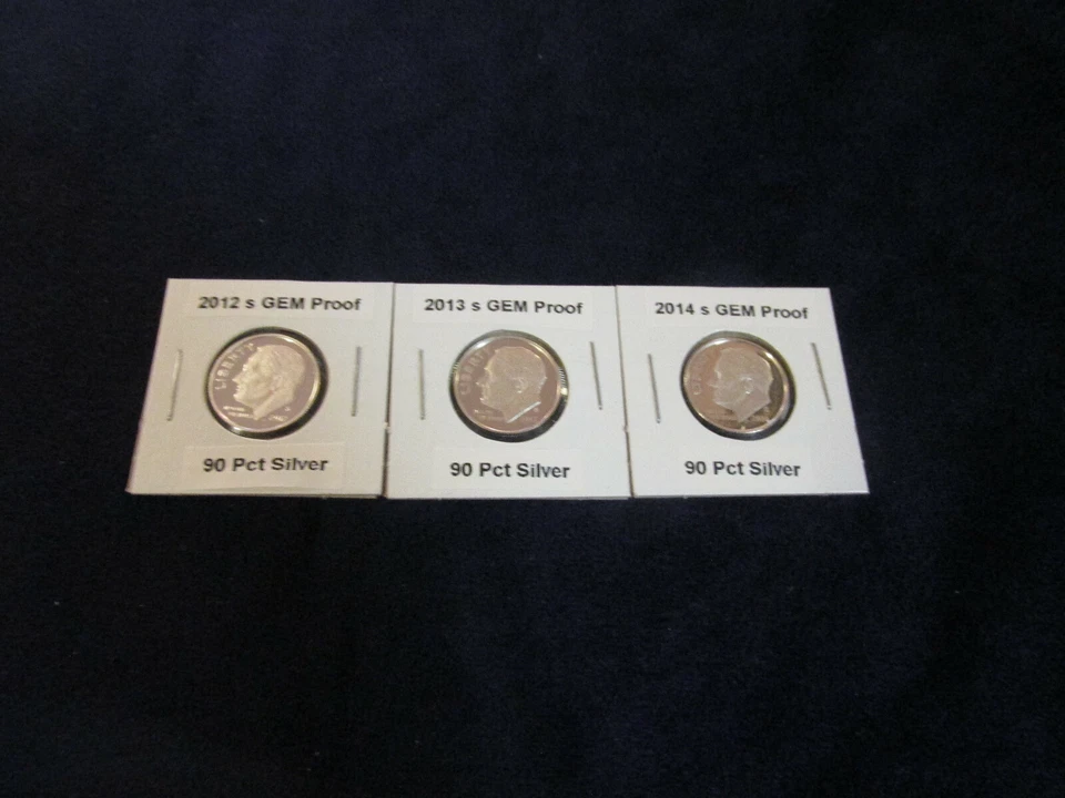 Set of 9 Silver GEM Proof Coins (2012s-2020s) - High Quality - Image 3 of 4