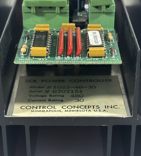 Control Concepts 1022-48-30 SCR Power Controller 30A 480V 1PH 50/60Hz - Picture 5 of 10
