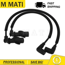 2x 4012439 Ignition Coil Spark Plug Wire For Polaris RZR HD XP Sportsman 800/700