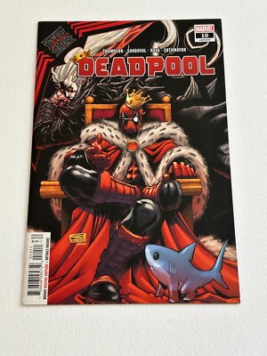 DEADPOOL 10- JEFF THE LAND SHARK COVER- 2021 MARVEL COMICS