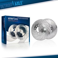 12.40 inch (315mm) Rear Drilled Disc Brake Rotors for 2020 - 2024 Cadillac CT4