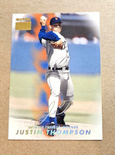 1999 SKYBOX PREMIUM, BASEBALL, JUSTIN THOMPSON, #93, NRMT, FREE SHIP