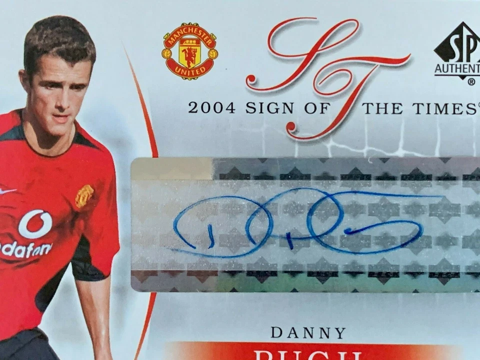 2004 Upper Deck Manchester United - #A-DP Danny Pugh Autographed Card!!! - image 2 of 3