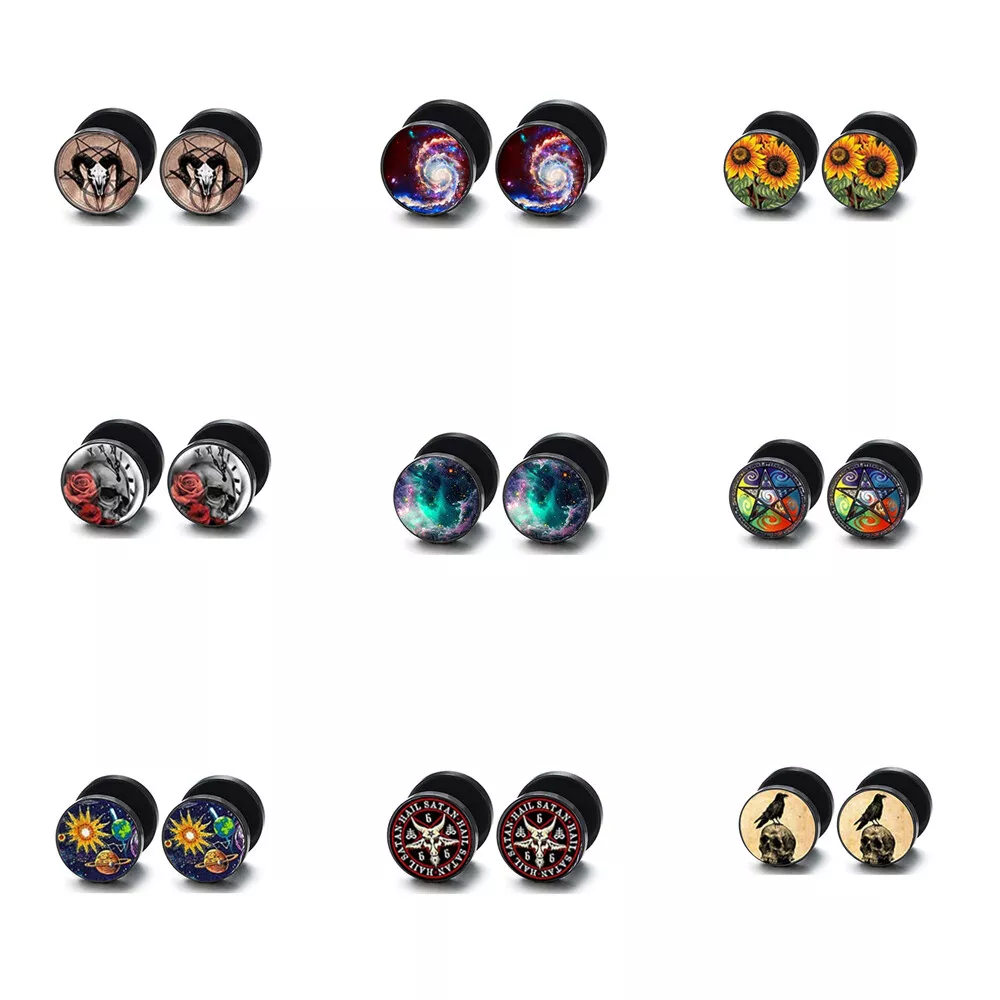 Fake multiple outlet ear piercings