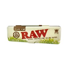 Raw Organic Hemp Metal Rolling Paper Tin Smoking Accessories Rolling Paper NEW