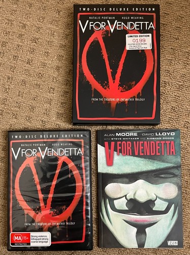 V FOR VENDETTA + FROM HELL + LXG DVD collection of Alan Moore's works on films - Picture 2 of 10