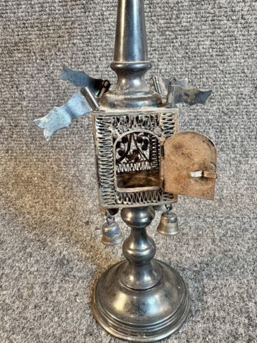 Antique Handmade Spice Towers Havdalah Sterling Silver 19th Century Ex Condition - Picture 6 of 7