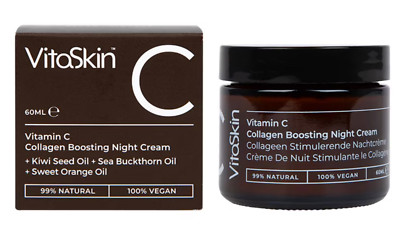 Vitaskin Vit C Collagen Boosting Night Cream Kiwi Seed Sea Buckthorn Orange Oil