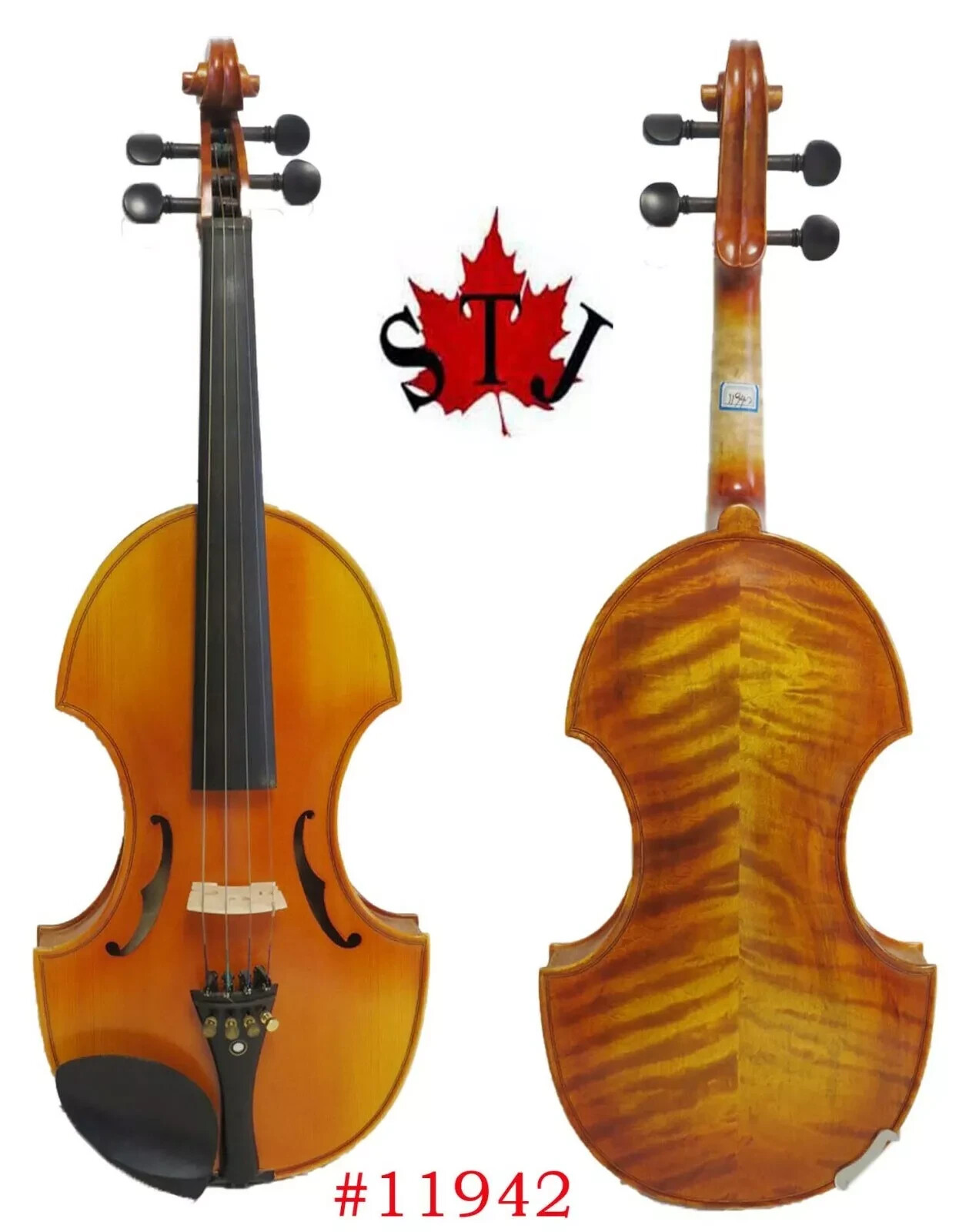 Baroque style song maestro 4/4 violin full size free case bow good sound #11942